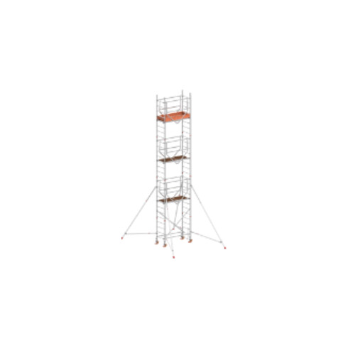 Échafaudage roulant ADVANCED SAFE-T avec stabilisateurs, module 1+2+3+KIT Hymer