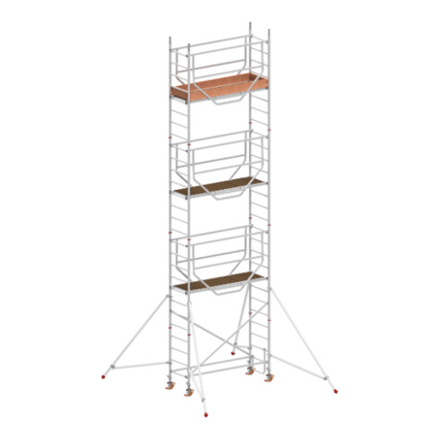 Échafaudage roulant ADVANCED SAFE-T avec stabilisateurs, module 1+2+3+KIT Hymer