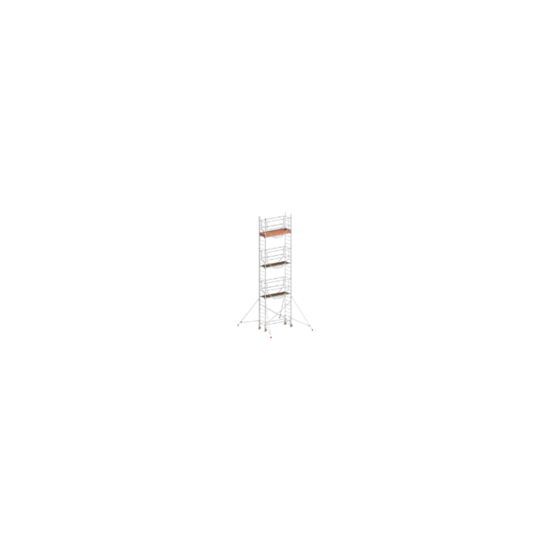 Échafaudage roulant ADVANCED SAFE-T avec stabilisateurs, module 1+2+3+KIT Hymer