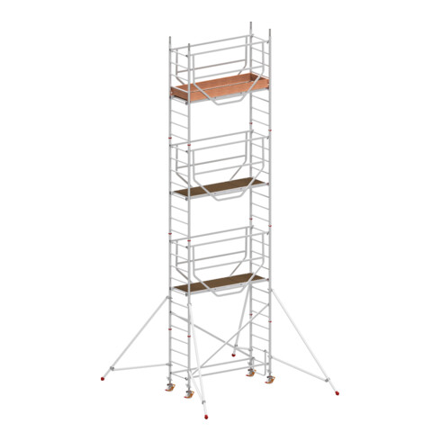 Échafaudage roulant ADVANCED SAFE-T avec stabilisateurs, module 1+2+3+KIT Hymer