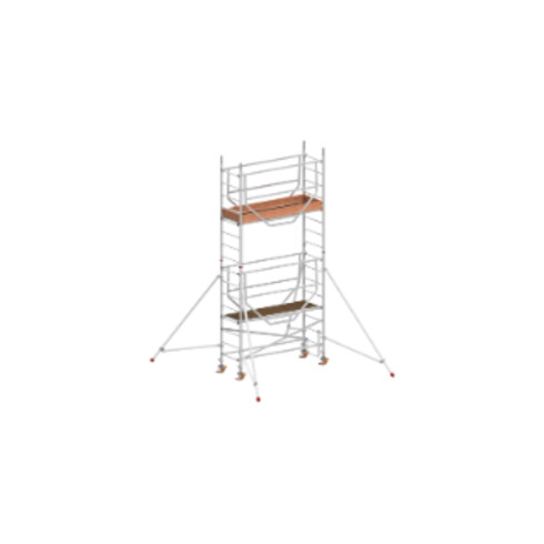 Échafaudage roulant ADVANCED SAFE-T avec stabilisateurs, module 1+2 Hymer