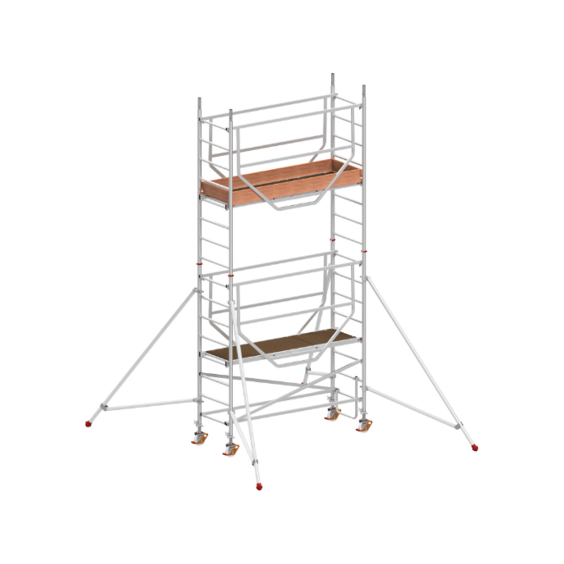 Échafaudage roulant ADVANCED SAFE-T avec stabilisateurs, module 1+2 Hymer