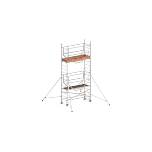 Échafaudage roulant ADVANCED SAFE-T avec stabilisateurs, module 1+2 Hymer