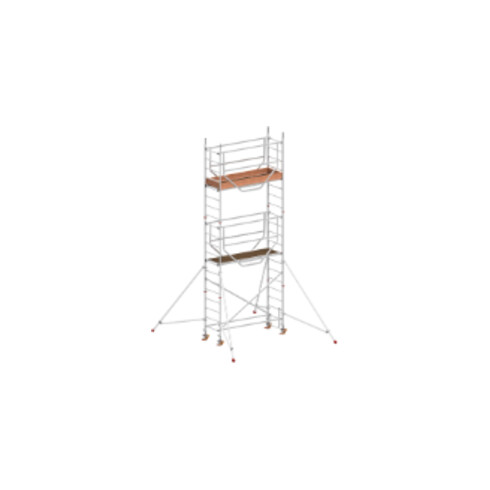 Échafaudage roulant ADVANCED SAFE-T avec stabilisateurs, module 1+2+KIT Hymer