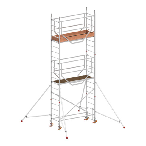Échafaudage roulant ADVANCED SAFE-T avec stabilisateurs, module 1+2+KIT Hymer