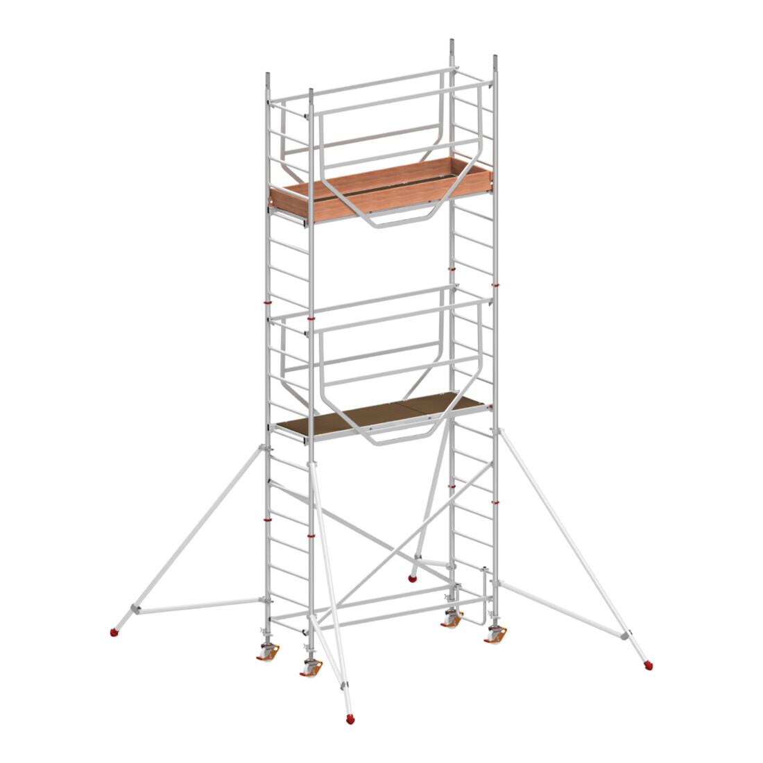 Échafaudage roulant ADVANCED SAFE-T avec stabilisateurs, module 1+2+KIT Hymer
