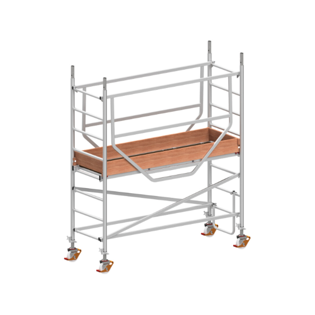 Échafaudage roulant ADVANCED SAFE-T avec stabilisateurs, module 1 Hymer