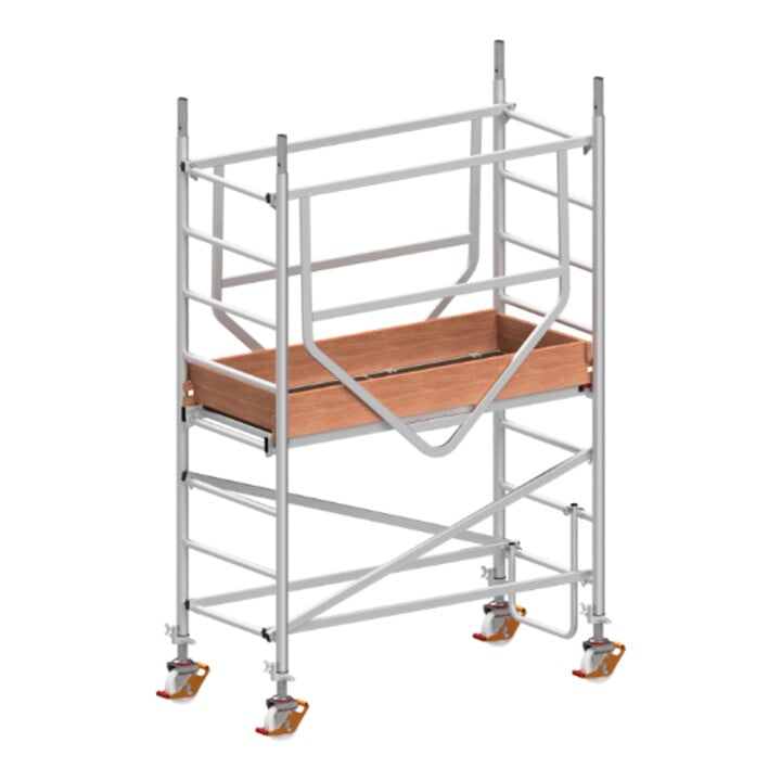 Échafaudage roulant ADVANCED SAFE-T avec stabilisateurs, module 1 Hymer
