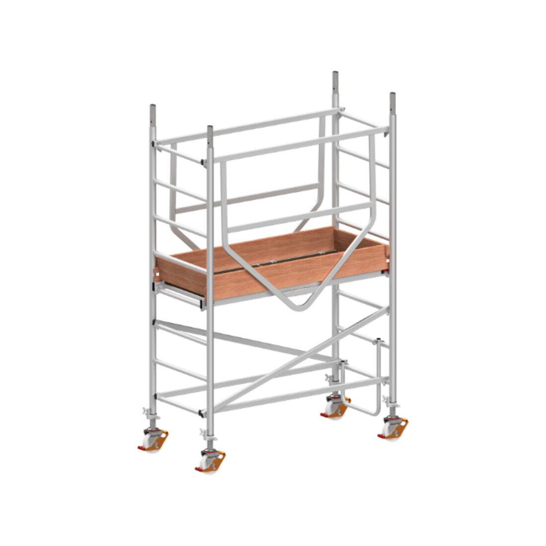 Échafaudage roulant ADVANCED SAFE-T avec stabilisateurs, module 1 Hymer