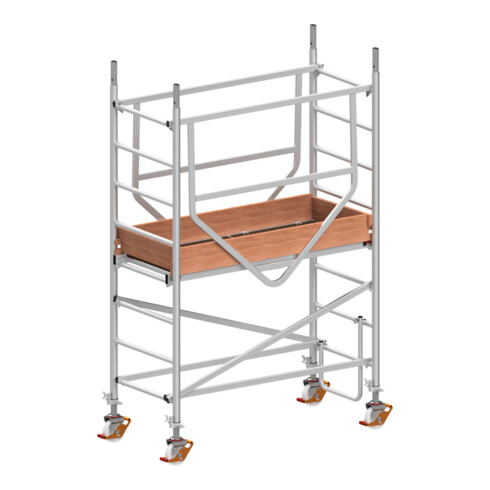 Échafaudage roulant ADVANCED SAFE-T avec stabilisateurs, module 1 Hymer