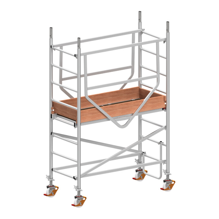 Échafaudage roulant ADVANCED SAFE-T avec stabilisateurs, module 1 Hymer