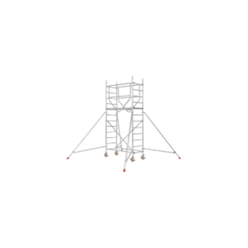 Échafaudage roulant ADVANCED SAFE-T avec stabilisateurs, module 1+KIT+kit de stabilisateurs Hymer