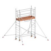 Échafaudage roulant ADVANCED SAFE-T avec stabilisateurs, module 1+KIT+kit de stabilisateurs Hymer-5