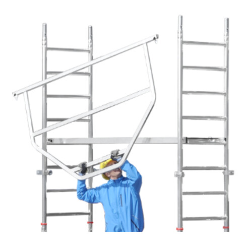 Échafaudage roulant ADVANCED SAFE-T avec stabilisateurs, module 2 Hymer