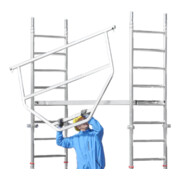 Échafaudage roulant ADVANCED SAFE-T avec stabilisateurs, module 3 Hymer-2
