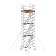 Échafaudage roulant avec escaliers intérieurs et stabilisateurs, hauteur de portée 8,40 m Hymer-1