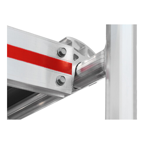 Échafaudage roulant avec stabilisateurs Hymer, pliable