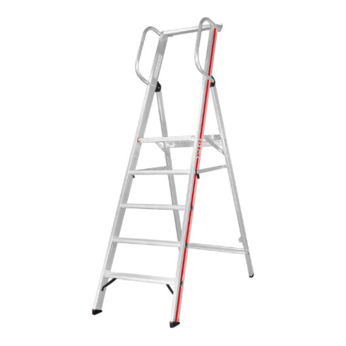 Echelle à plate-forme Hymer avec main courante