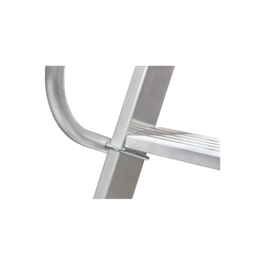 Hymer Échelle plateforme 8081 avec roulettes pivotantes et main courante longue