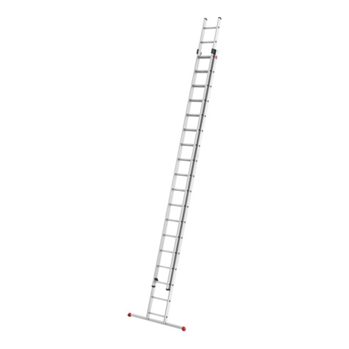 Hailo S80 ProfiStep duo, échelle coulissante en aluminium 2 parties, 2x18 barreaux