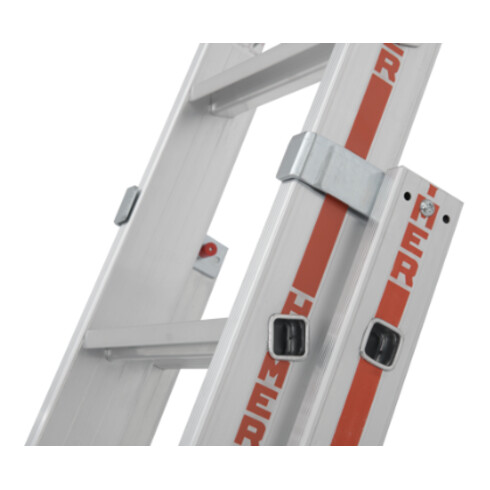 Echelle coulissante double face Hymer, nombre de barreaux 2x12