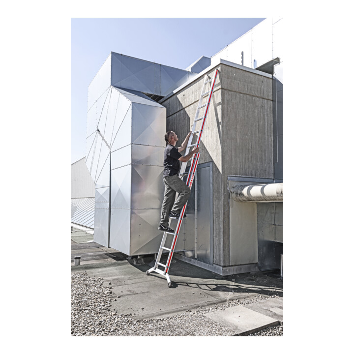 Echelle coulissante double face Hymer, nombre de barreaux 2x8