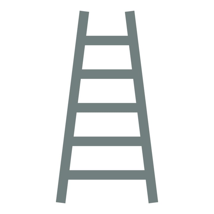Échelle double à échelons, accès des deux côtés, 2x5 échelons Hymer