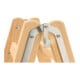 Échelle double à échelons en bois, accès des deux côtés, 2x3 échelons Hymer