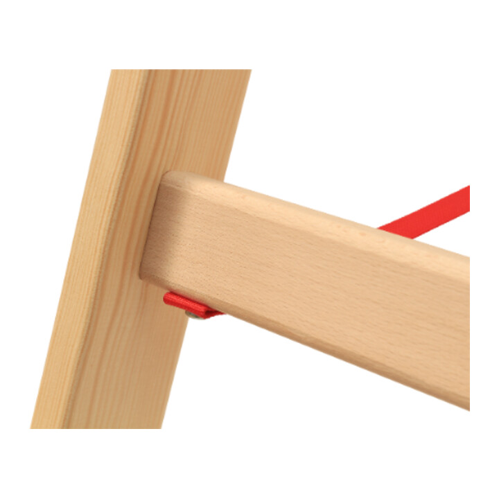 Échelle double à échelons en bois, accès des deux côtés, 2x6 échelons Hymer