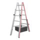 Échelle double pour escaliers, 2x5 échelons Hymer