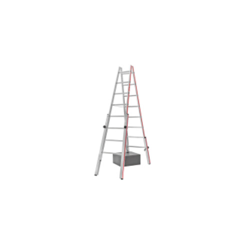 Échelle double pour escaliers, 2x8 échelons Hymer
