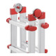 Échelle multifonction aluminium Hailo MTL-5