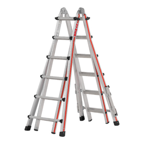Échelle télescopique, 4x6 échelons Hymer