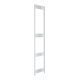 Cadre de support Bito Ensemble FBR connecteur de support non assemblé Rivet PA gris clair (RAL 7035)-1
