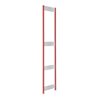 Bito Cadre de support FBR Set connecteurs de support non montés rivet PA rouge feu (RAL 3000)