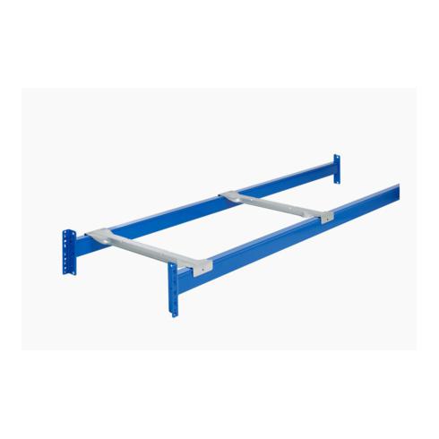 Cadre de support Bito Flex Set / F2, 2 plaques de pied sans chevilles, monté, U-Bl galvanisé