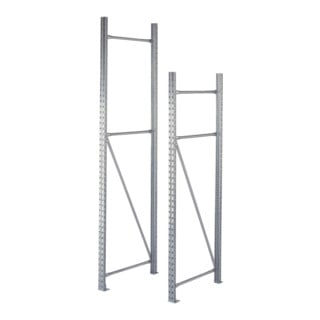 Cadre de support Bito Flex Set / F2, 2 plaques de pied sans chevilles, monté, U-Bl galvanisé