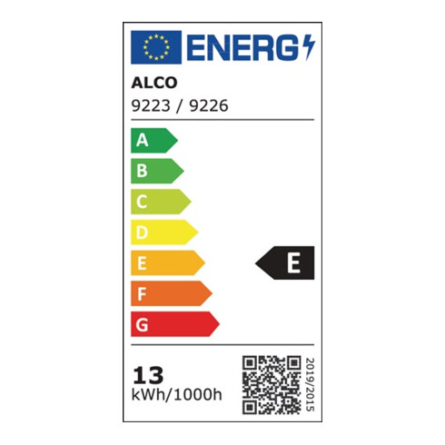 Éclairage à loupe à LED lunette 190,5 mm (7,5 po.) avec cache, tête rectangulair