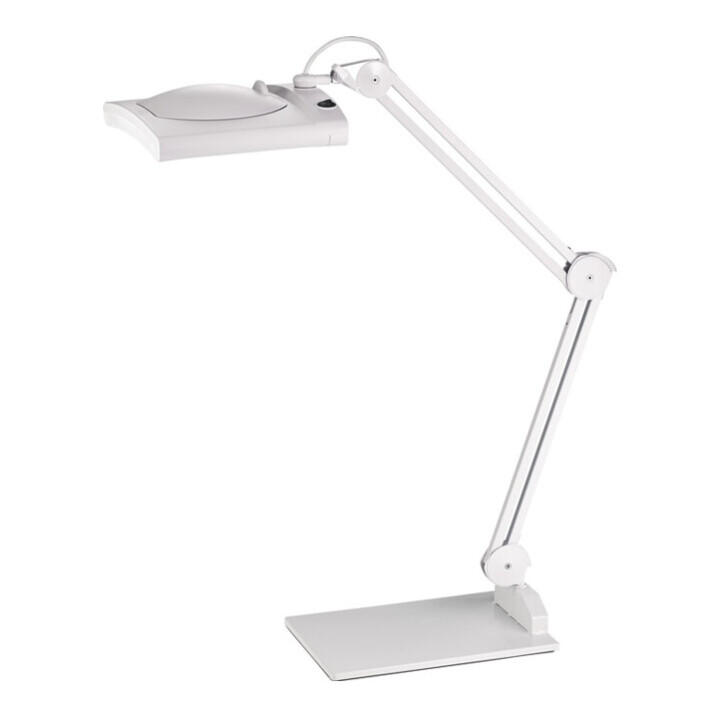 Éclairage à loupe à LED lunette 190,5 mm (7,5 po.) avec cache, tête rectangulair