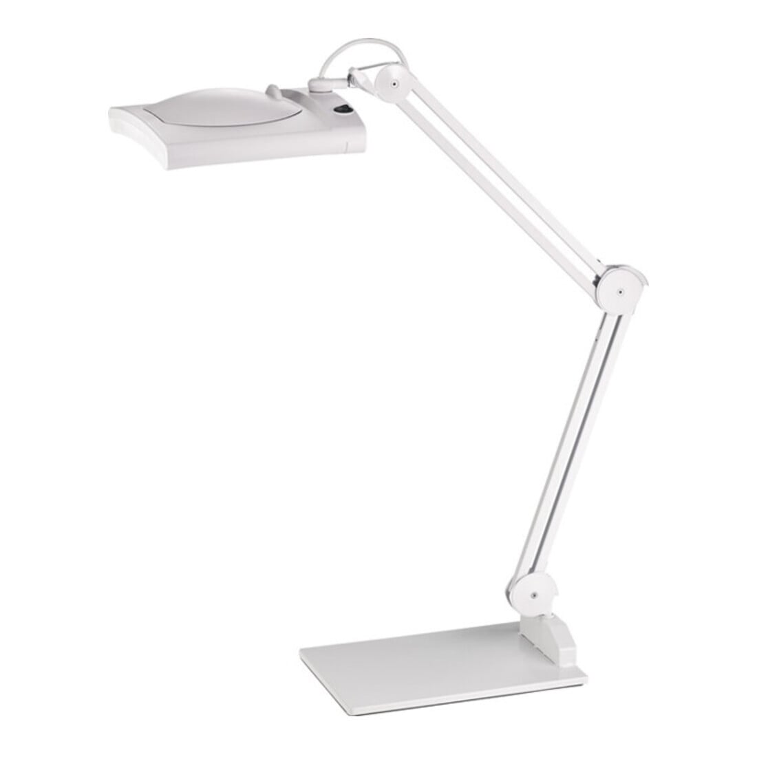 Éclairage à loupe à LED lunette 190,5 mm (7,5 po.) avec cache, tête rectangulair