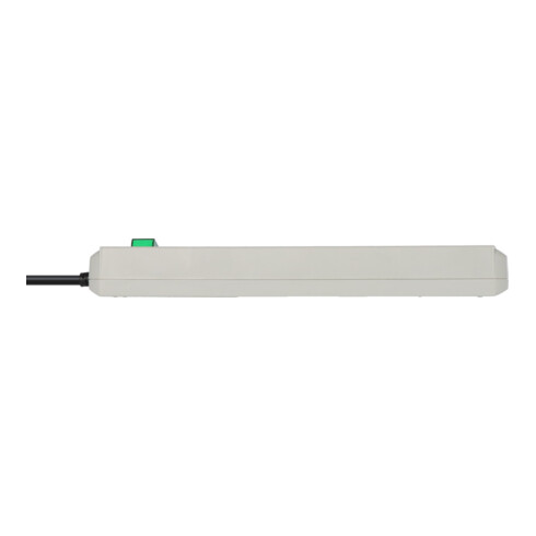 Eco-Line avec interrupteur 6 prises gris clair 1,5 m H05VV-F 3G1,5