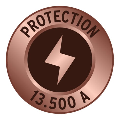Eco-Line protection de surtension 13.500 A 6 prises gris clair 1,5 m H05VV-F 3G1,5