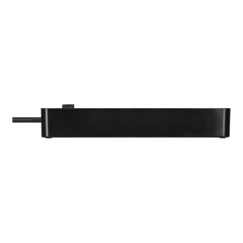 Ecolor Steckdosenleiste 5-fach schwarz 1,5m H05VV-F 3G1,5