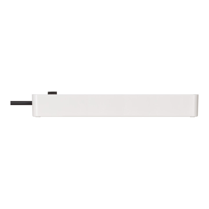Ecolor Steckdosenleiste 6-fach weiss/schwarz 1,5m H05VV-F 3G1,5