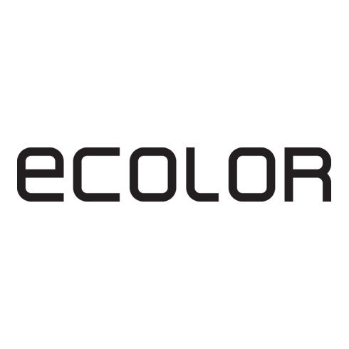 Ecolor Steckdosenleiste mit USB-Ladefunktion 4-fach rot/schwarz 1,5m