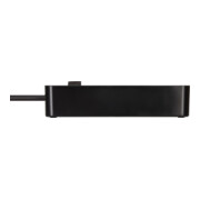 Ecolor stekkerdoos 3-voudig zwart 1,5m H05VV-F 3G1.5-5