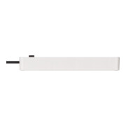Ecolor stekkerdoos 6-voudig wit/zwart 1,5m H05VV-F 3G1.5-5
