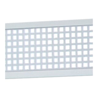 ECOSTECK Gitterfüllung 20 x 150 x 1800 mm hell eloxiert Aluminium SILBER