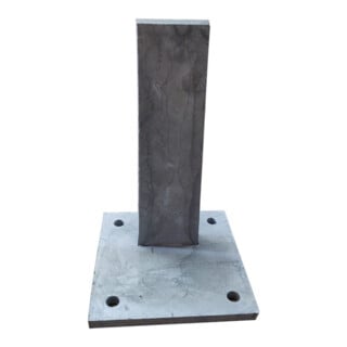 ECOSTECK Pfostenträger 150 x 150 x 230 mm Stahl feuerverzinkt