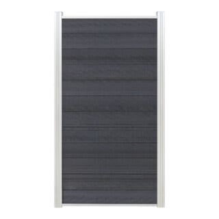 ECOSTECK Set Aluminium 32/25 x 20 x 900mm Silber Start Abschluss